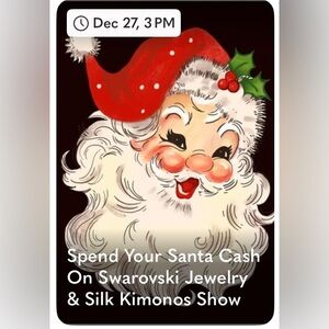 Sat. Dec 27 @ 3 pm Jewelry & Kimonos Live Show